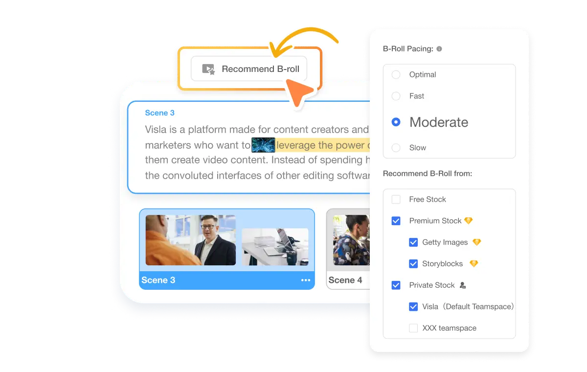 Visla AI video creating and editing platform—AI Video Agent turns ideas, scripts, and files into finished videos.